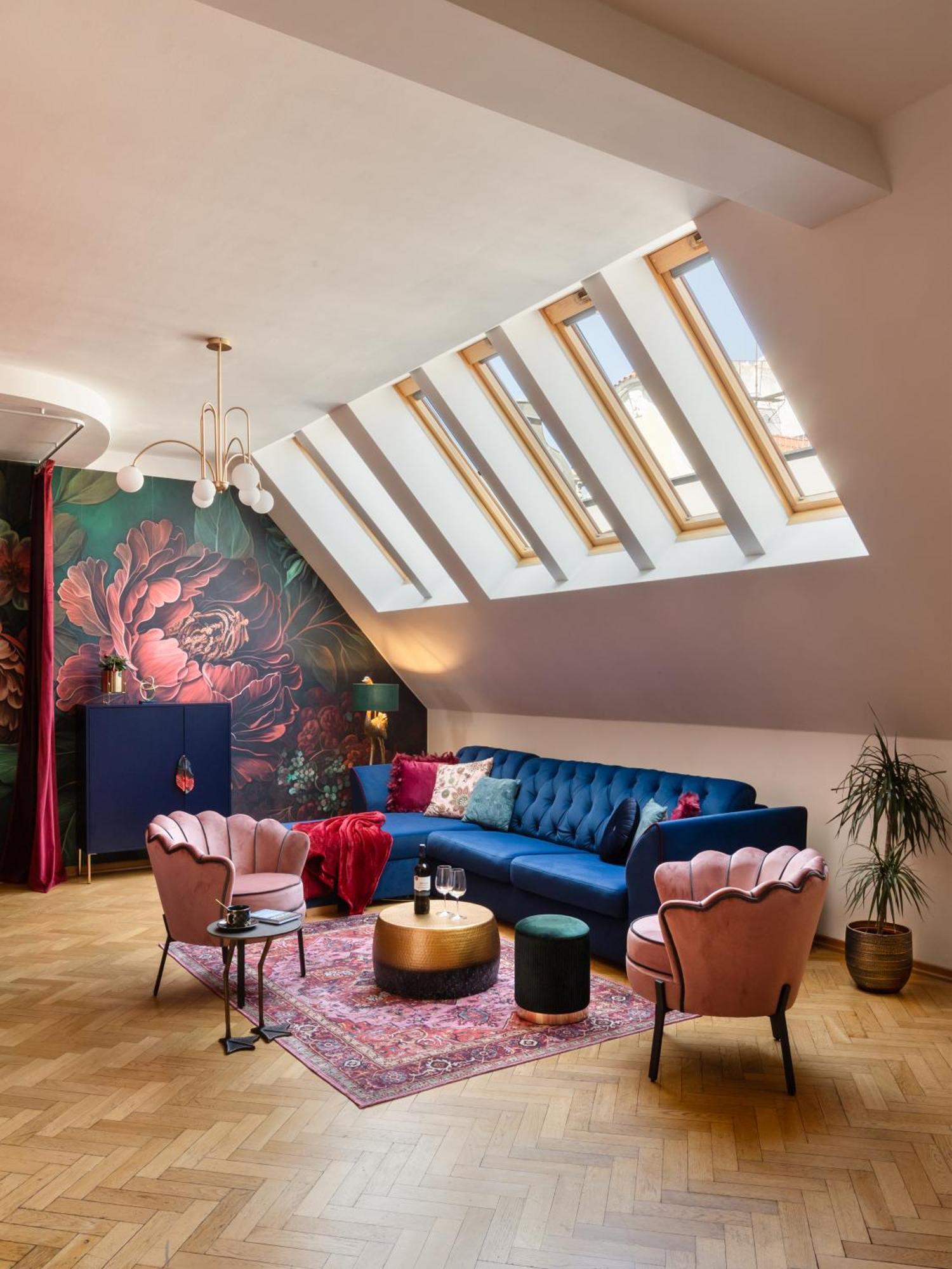Decadent Art Deco Balcony Apartment In Old Town Praga Exterior foto